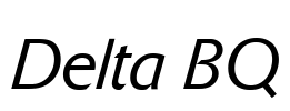 Delta BQ Font Image