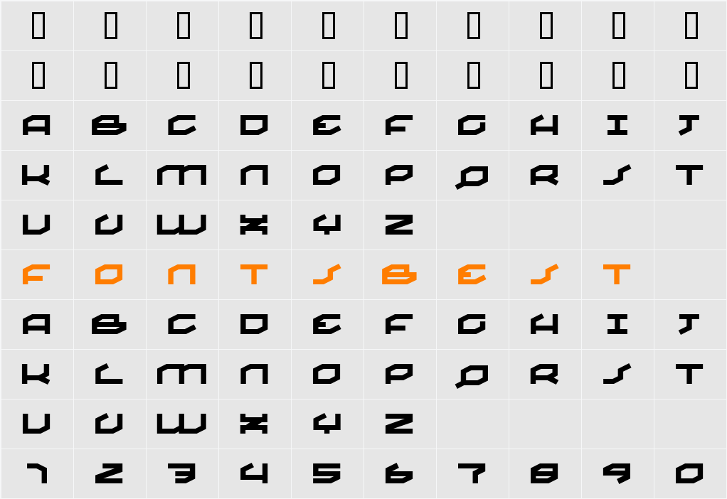 tricky Character Map
