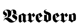Varedero Font Image