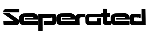 Seperated Font Image