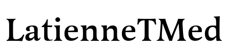 LatienneTMed Font Image