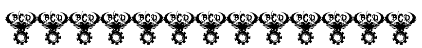 TEK HED ANGRY Font Image