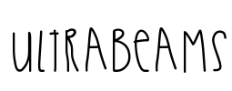 UltraBeams Font Image