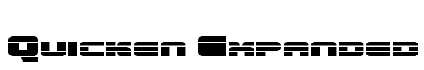 Quicken Expanded Font Image