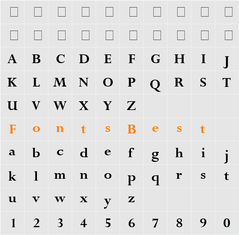Compleat SSi Character Map