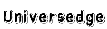 Universedge Font Image