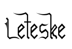 Leteske Font Image