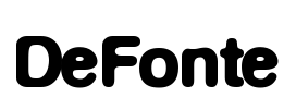 DeFonte Font Image