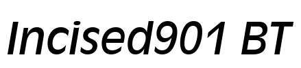 Incised901 BT Font Image