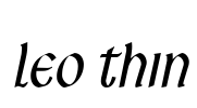 Leo Thin Font Image