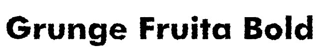 Grunge Fruita Bold