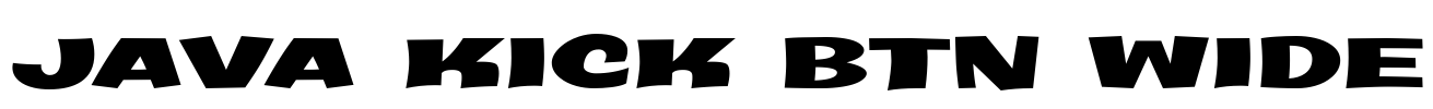 Java Kick BTN Wide Font Image