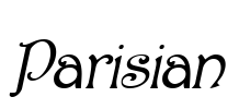 Parisian Font Image