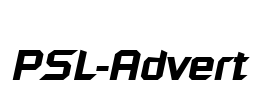 PSL-Advert Font Image