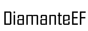 DiamanteEF Font Image