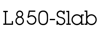 L850-Slab