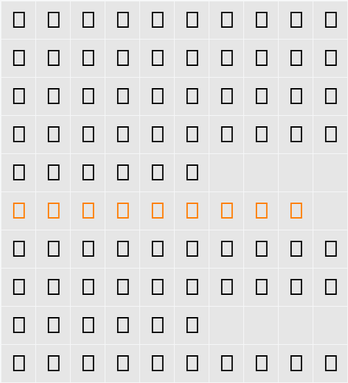I  SEE SPIRALS Character Map