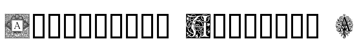 Ornamental Initials A Font Image