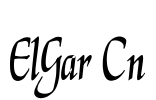 ElGar Cn Font Image