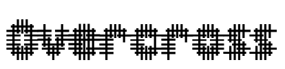 Overcross Font Image