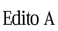 Edito A Font Image