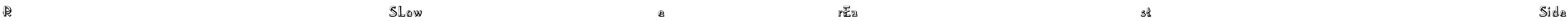 RSLowerEastSide Font Image