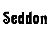 Seddon Font Image