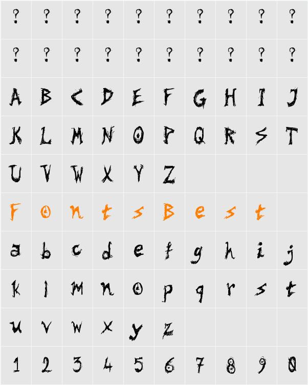 Savage Character Map