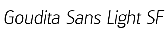 Goudita Sans Light SF