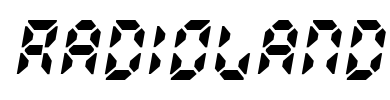 Radioland Font Image