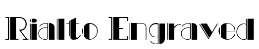 Rialto Engraved Font Image