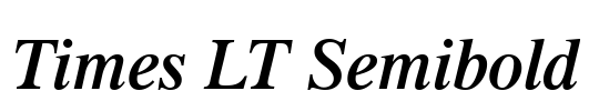 Times LT Semibold