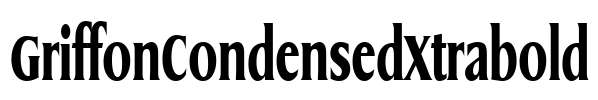 GriffonCondensedXtrabold
