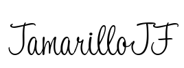 TamarilloJF Font Image