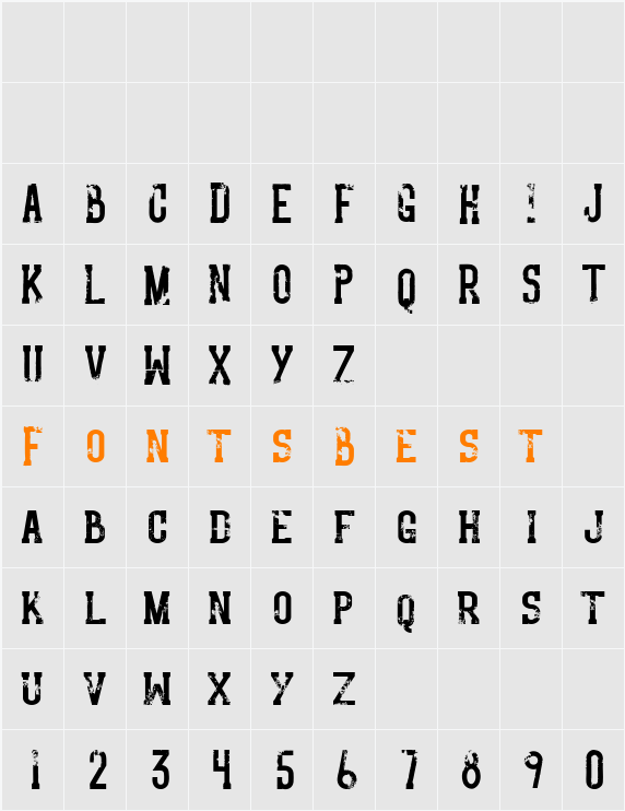Hello Arson Character Map