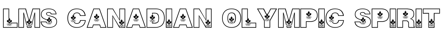 LMS Canadian Olympic Spirit Font Image