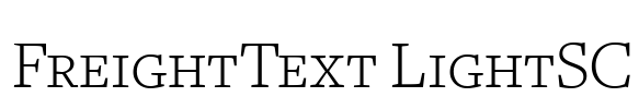 FreightText LightSC
