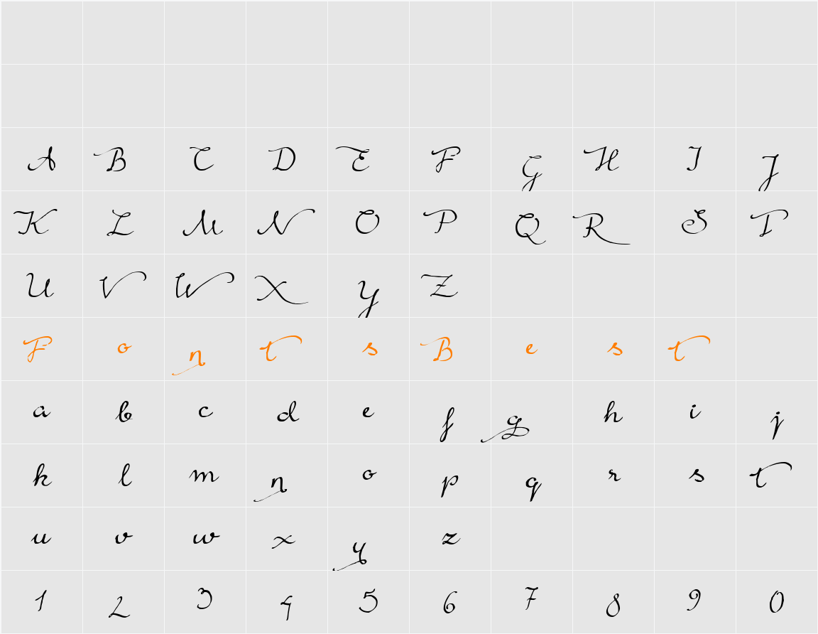 Rainy Wind Character Map