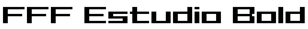 FFF Estudio Bold Font Image