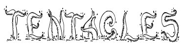 Tentacles Font Image