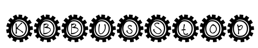 KBBusStop Font Image