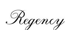 Regency Font Image