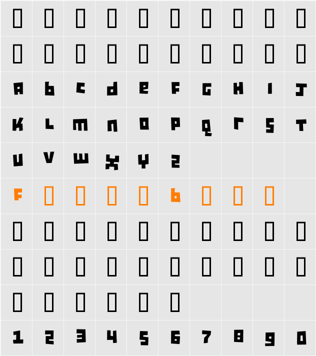 GirlScoutBitch Character Map