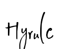 Hyrule Font Image