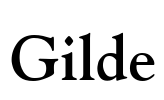 Gilde Font Image