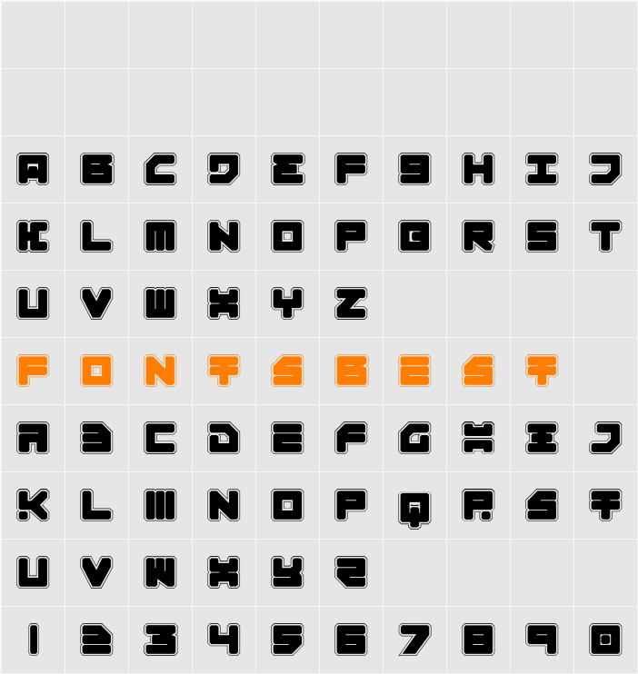 Omega-3 Pro Character Map