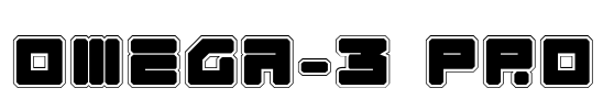 Omega-3 Pro Font Image
