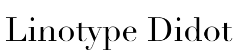 Linotype Didot