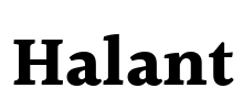 Halant Font Image