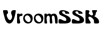 VroomSSK Font Image